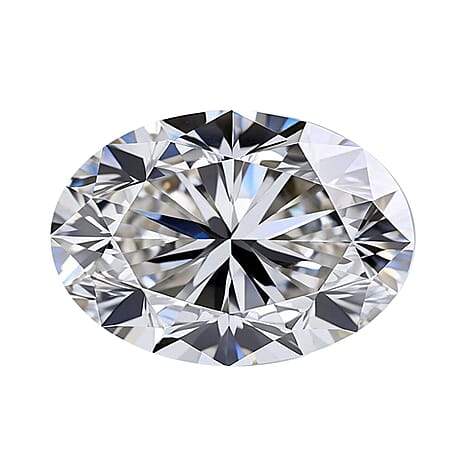 Lab Grown Diamond Oval 13.89x9.41 mm IGI Certified VS2-G Quality Diamond.