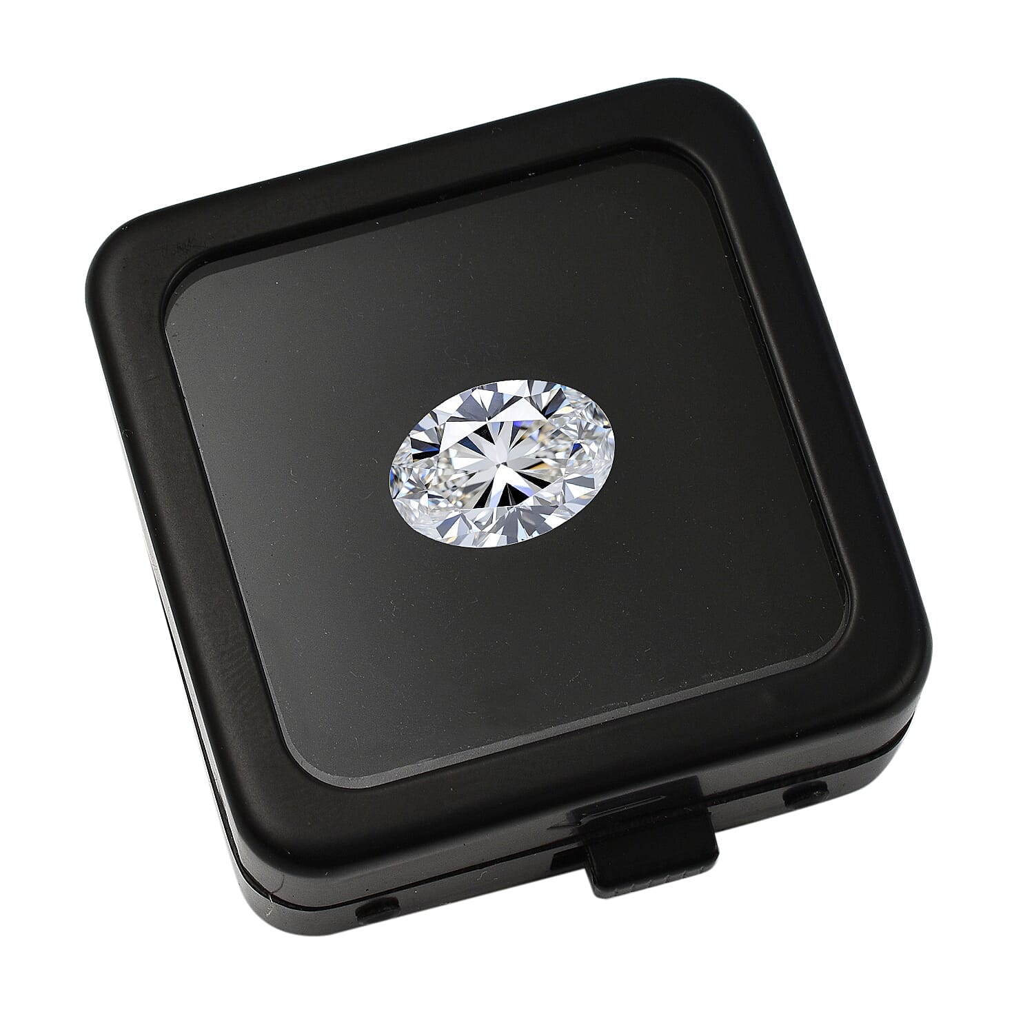Lab Grown Diamond Oval 13.89x9.41 mm IGI Certified VS2-G Quality Diamond.