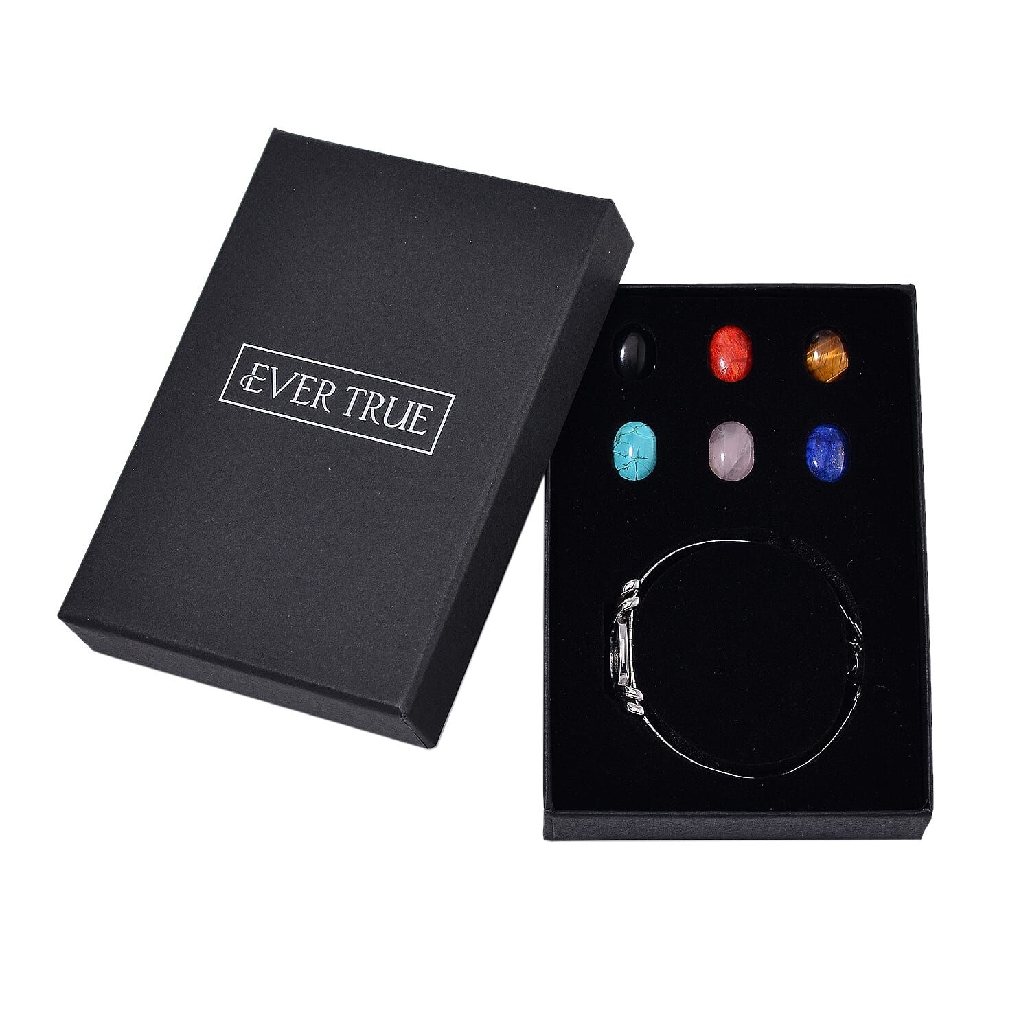 Lapis Lazuli & Interchangeable Multi Gemstones Bracelet (Size - 7.5-2 Ext) with Lobster Clasp 59.50 Ct