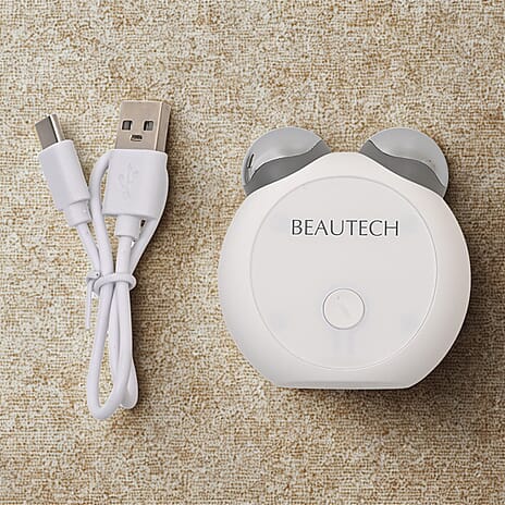 BEAUTECH - Mini EMS Facial Massager - Red & Blue Light Therapy & Type-C Rechargeable