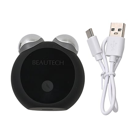 BEAUTECH Mini EMS Facial Massager - Red & Blue Light Therapy & Type-C Rechargeable (Black Matt) BEAUTECH Mini EMS Facial Massager - Red & Blue Light Therapy & Type-C Rechargeable (Black Matt)