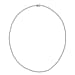 LUXURIANT 4 Ct. Lab Grown Diamond Necklace with Box Clasp in 14K White Gold (VS/G-H) 17 Inch