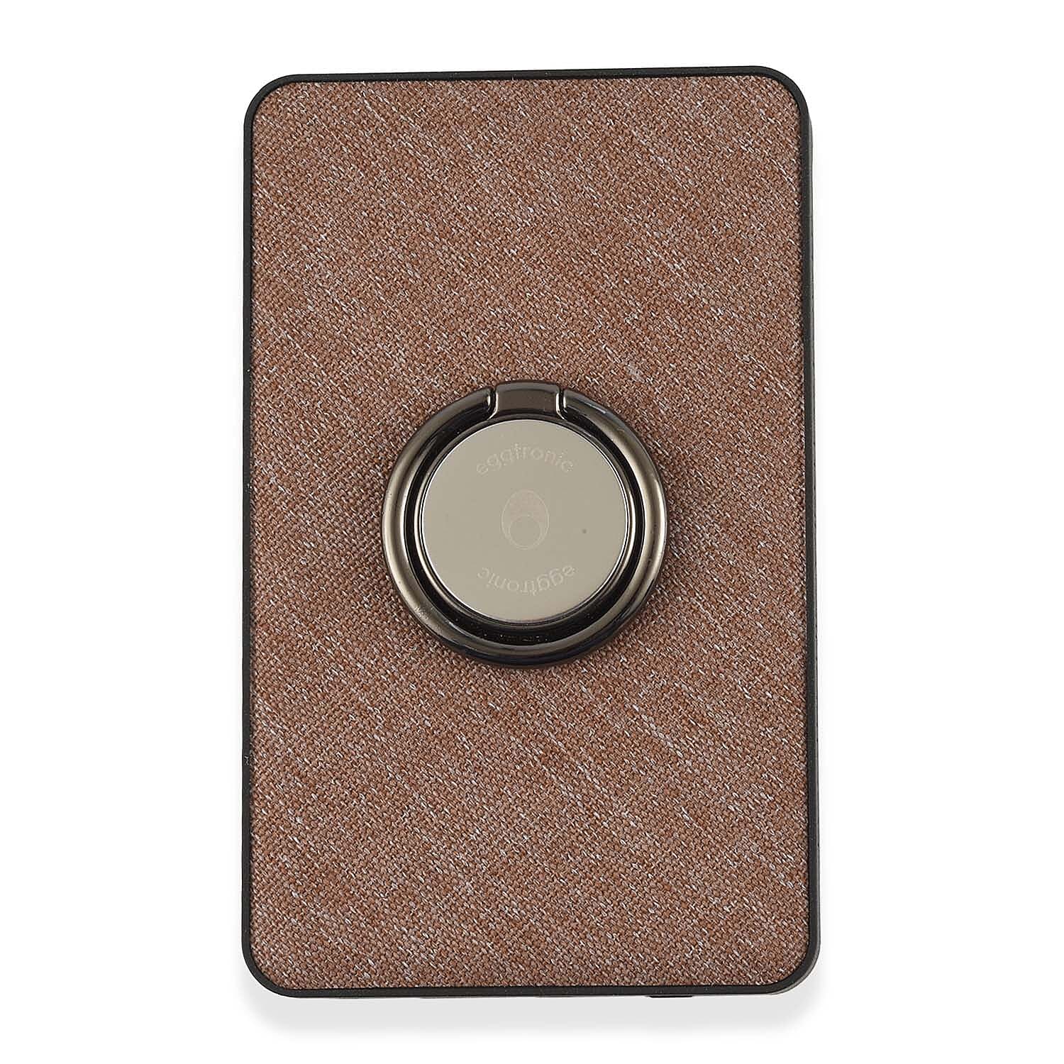 Wireless Power Ring Ultra-Fast 1,500mAh Slim Battery Pack With Phone ring Holder