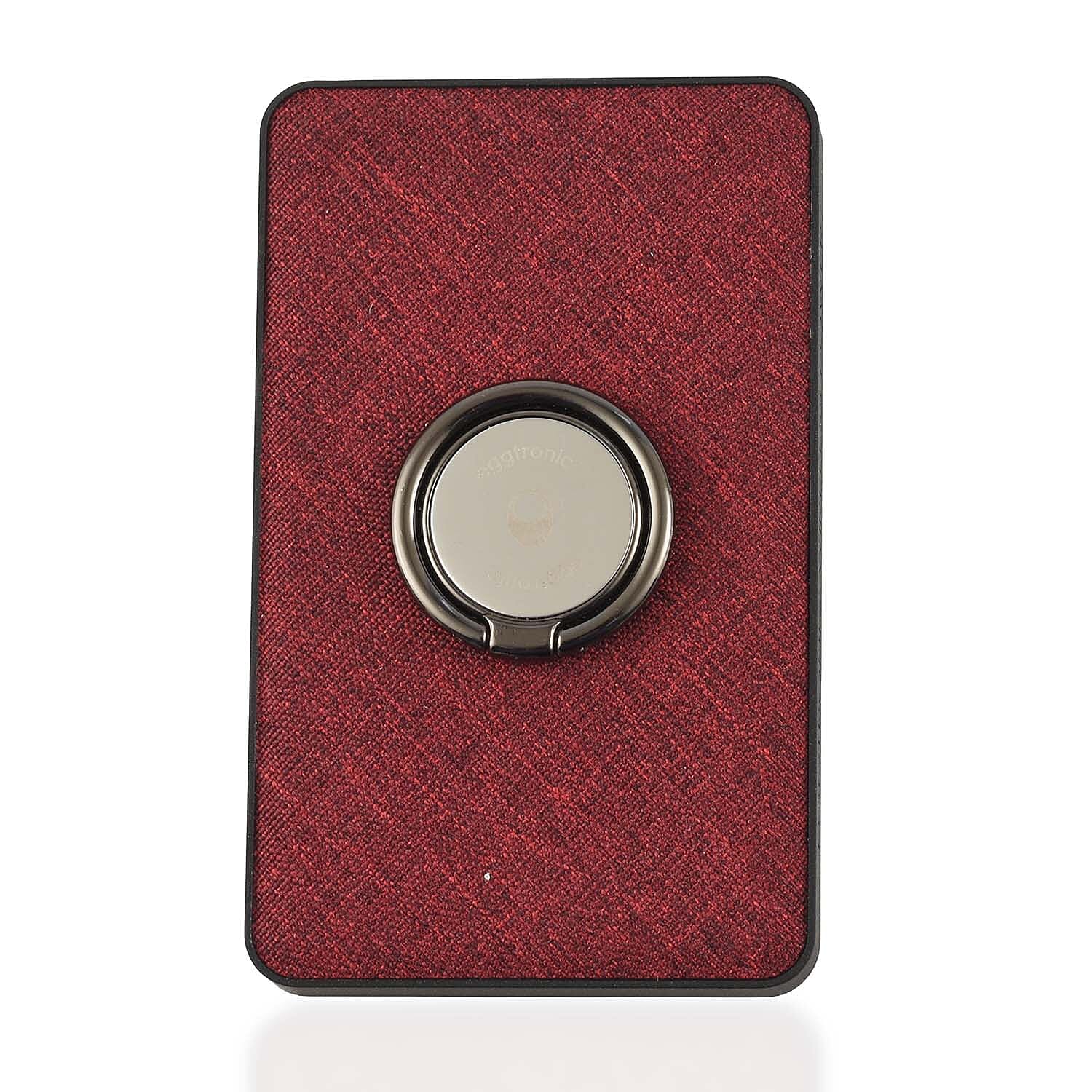 Wireless Power Ring Ultra-Fast 1,500mAh Slim Battery Pack With Phone ring Holder