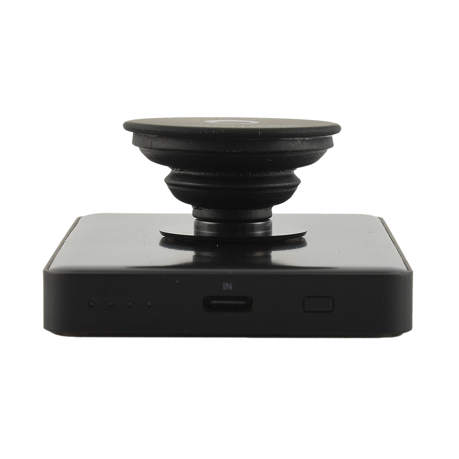 Wireless Power Popper Ultra-Fast 1500mAh Slim Battery Pack With Phone Pop Grip - Black Wireless Power Popper Ultra-Fast 1500mAh Slim Battery Pack With Phone Pop Grip - Black