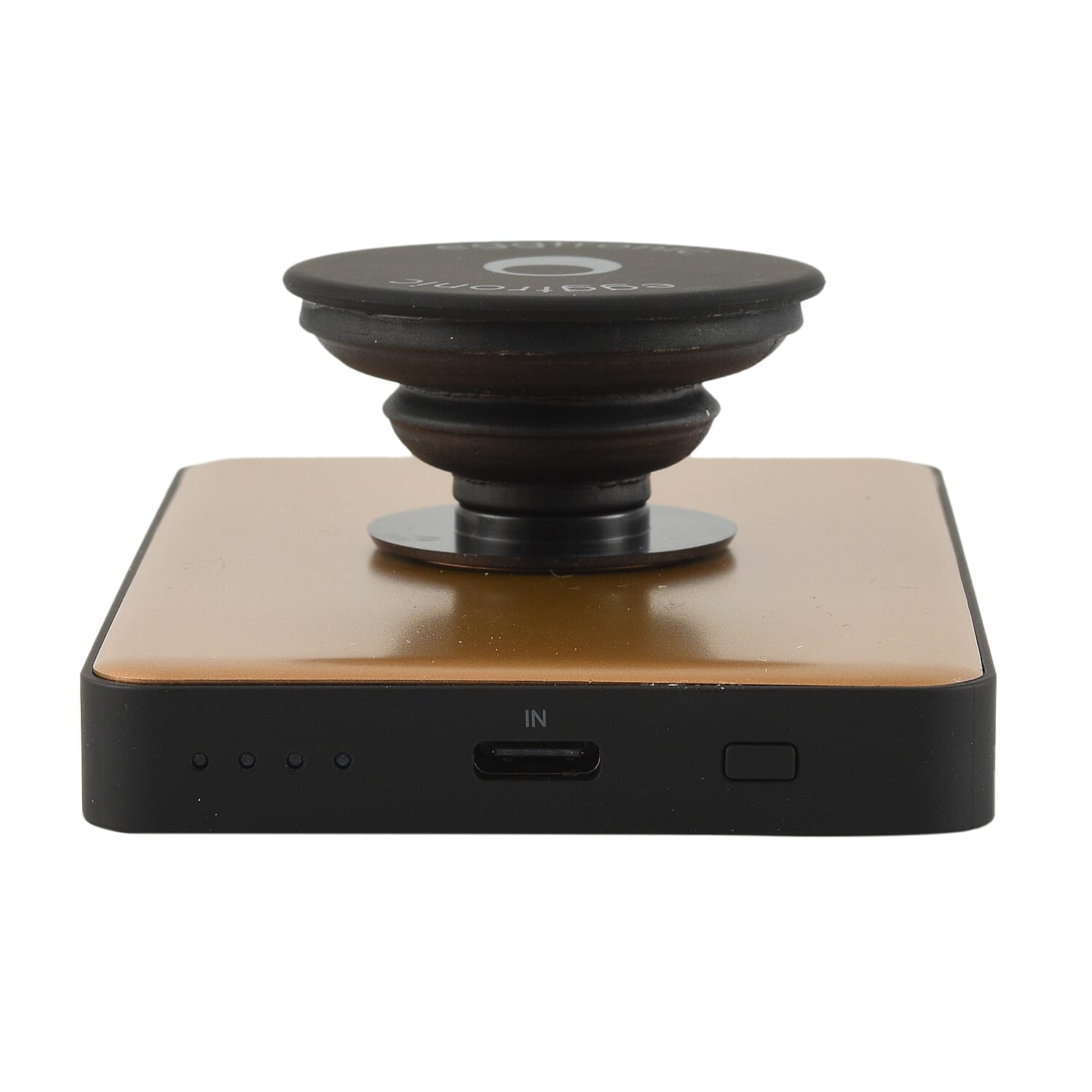 Wireless Power Popper Ultra-Fast 1500mAh Slim Battery Pack With Phone Pop Grip -  Golden