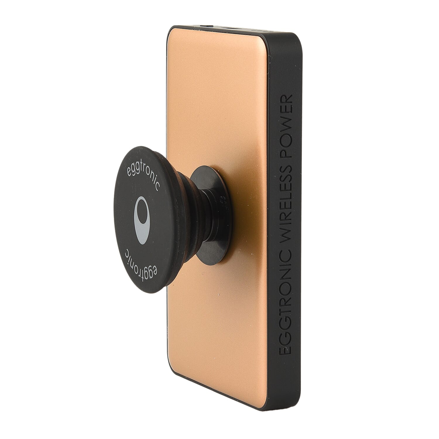 Wireless Power Popper Ultra-Fast 1500mAh Slim Battery Pack With Phone Pop Grip -  Golden