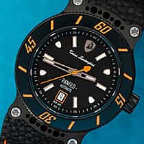 Tonino Lamborghini Panfilo Swiss Automatic Watch with Orange Accents
