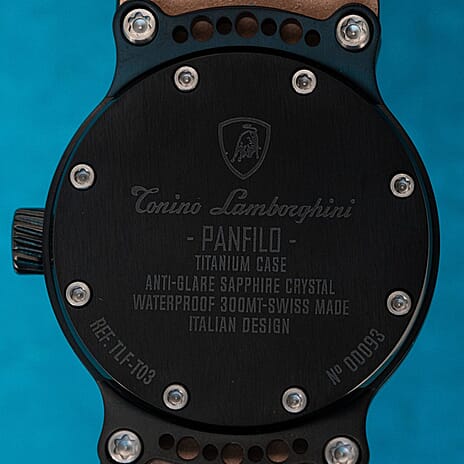 Brand Closeout Tonino Lamborghini Automatic Watch- Panfilo Black-Yellow