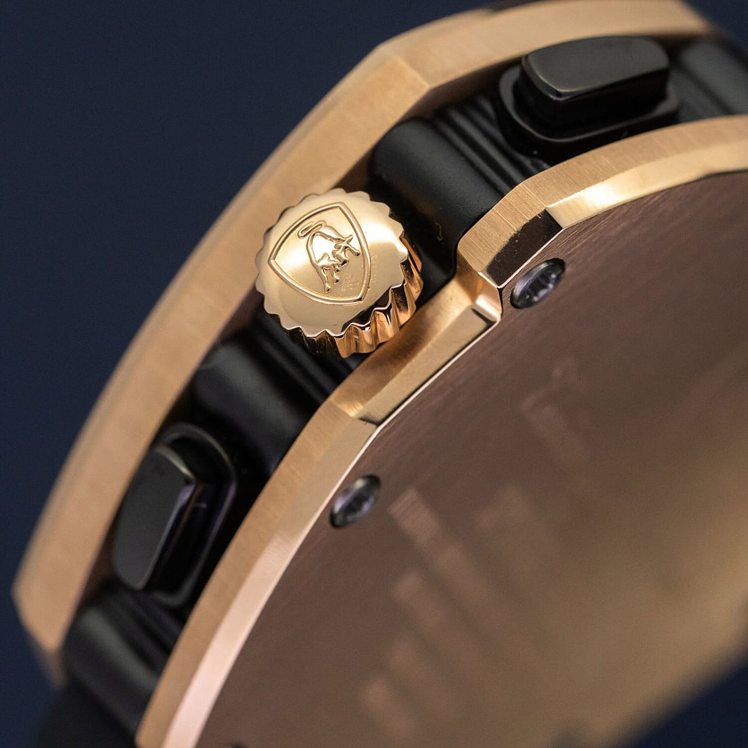 Tonino Lamborghini Spyderleggero Chronograph Swiss Made Watch - Gold