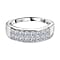 Luxuriant Diamond 1 Ct. Lab Grown Diamond Ring in Sterling Silver