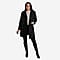 Ladies Knitted Boucle Coat (One Size, 8-18) - Red