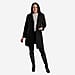 Ladies Knitted Boucle Coat (One Size, 8-18) - Plum