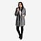 Ladies Knitted Boucle Coat (One Size, 8-18) - Red