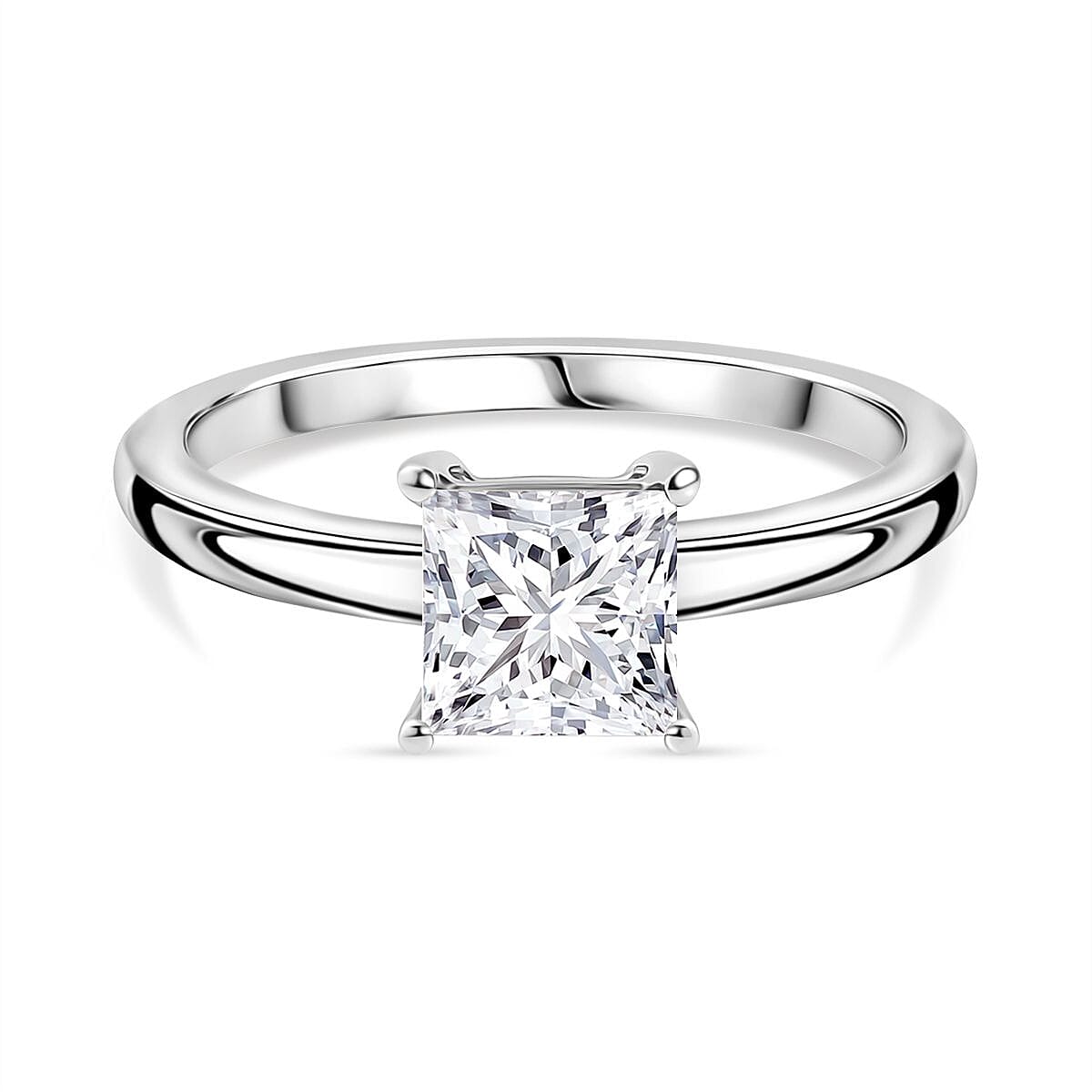 Luxuriant - 950 Platinum SGL Certified (VS-GH) Lab Grown Diamond Solitaire Ring 1.00 Ct.