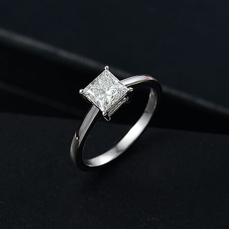 Luxuriant - 950 Platinum SGL Certified (VS-GH) Lab Grown Diamond Solitaire Ring 1.00 Ct.