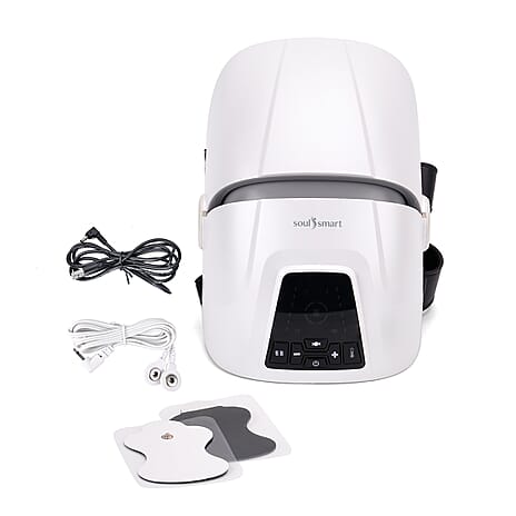 Soulsmart Rechargeable Cordless Knee Joint Massager with Heating, Air Pressure, Vibration & Electrotherapy Function