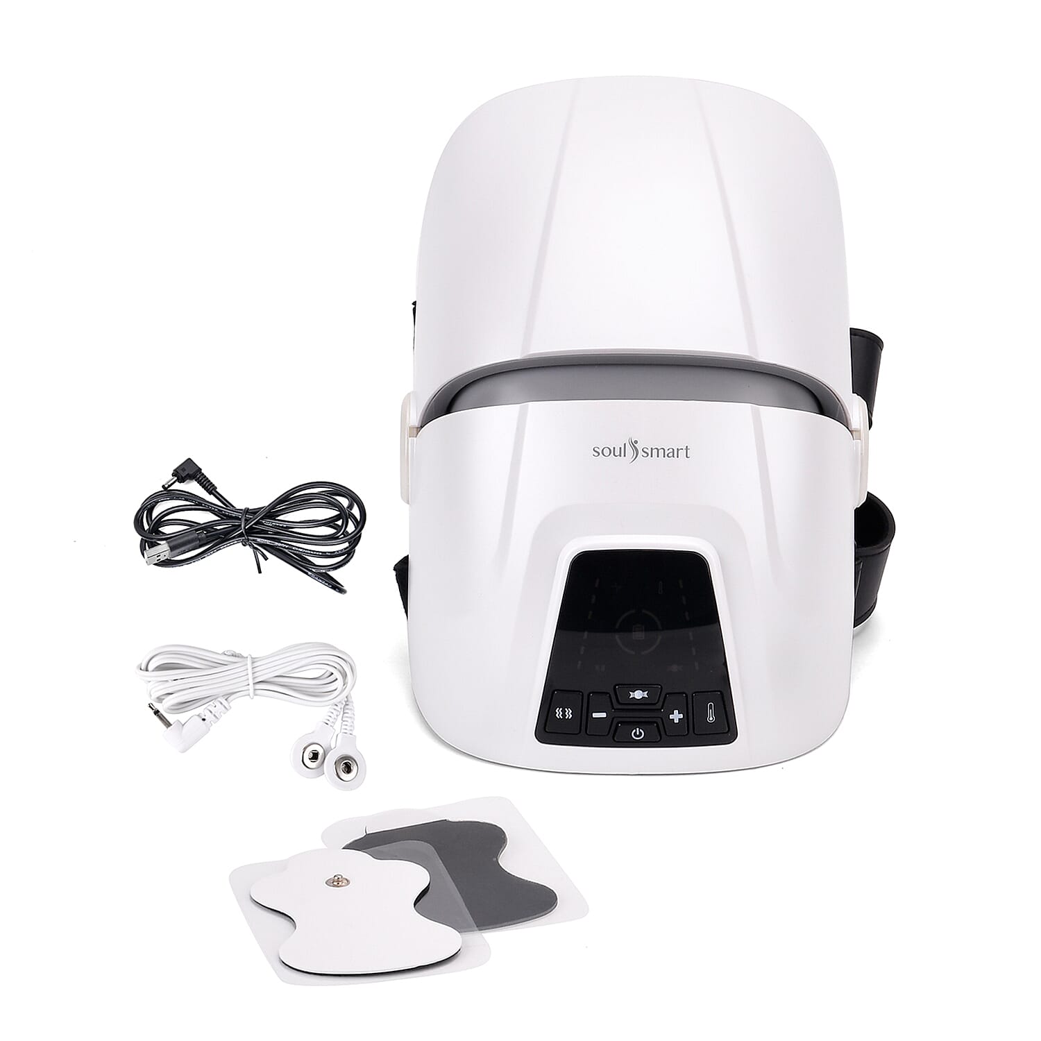 Soulsmart Rechargeable Cordless Knee Joint Massager with Heating, Air Pressure, Vibration & Electrotherapy Function