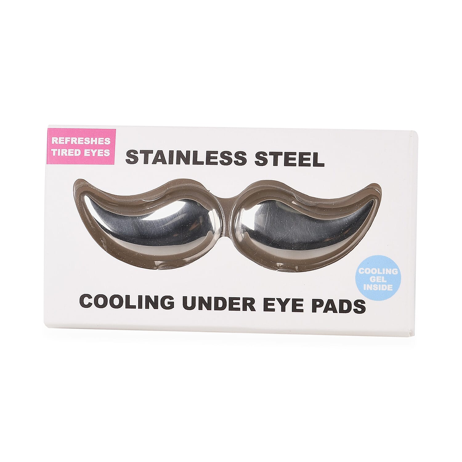 Pair of Stainless Steel Cooling Under Eye Pads