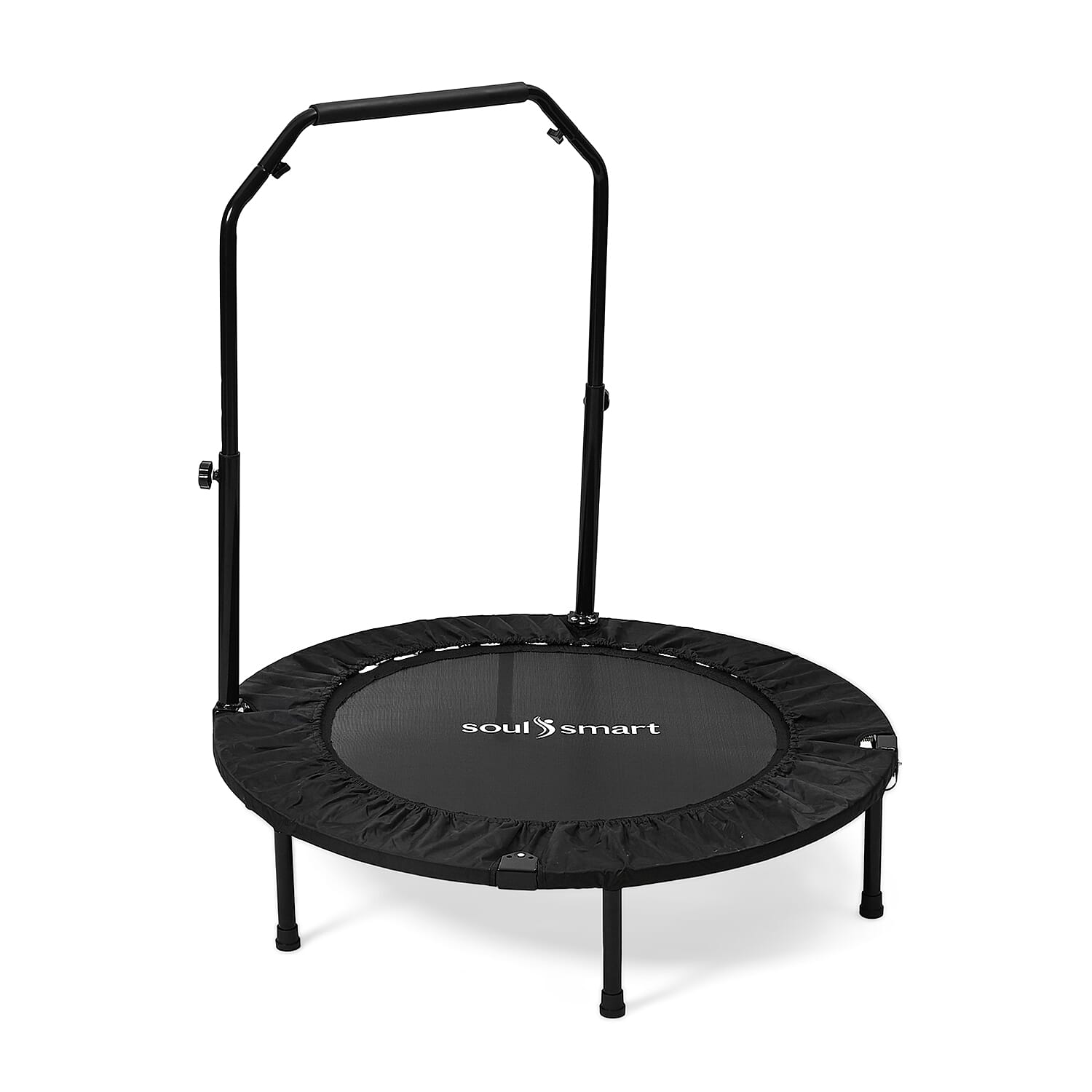 Soulsmart Foldable Trampoline - Max weight 100Kg, 100cm dia x 26.5 HeightBlack