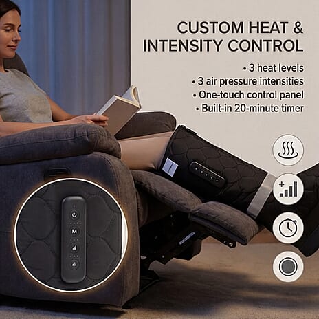 Bliss - Beyond Compression Massager Boots with 3 Heat Modes - 3 Airbag Intensity Settings