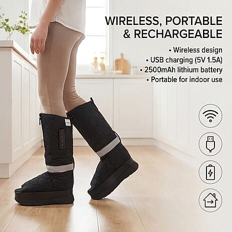 Bliss - Beyond Compression Massager Boots with 3 Heat Modes - 3 Airbag Intensity Settings