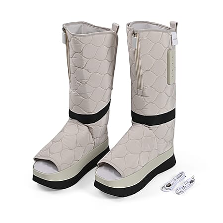 Soulsmart Portable Wireless Leg Massager Boots with Heat & Adjustable Air Pressure