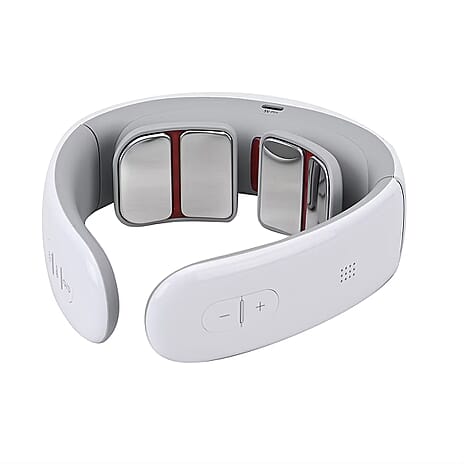 EMS Heated Neck Massager (Features- EMS, Magnetic Therapy, Far Infrared, Red Light Therapy)