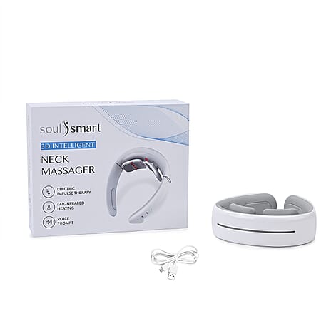 EMS Heated Neck Massager (Battery 1500mAh) - White