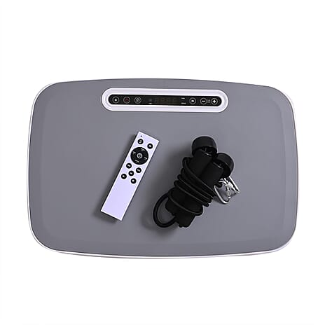 Soulsmart RGB Vibration Plate with Bluetooth Speaker - 99 Levels, 120kg Capacity (Power 150W) - White