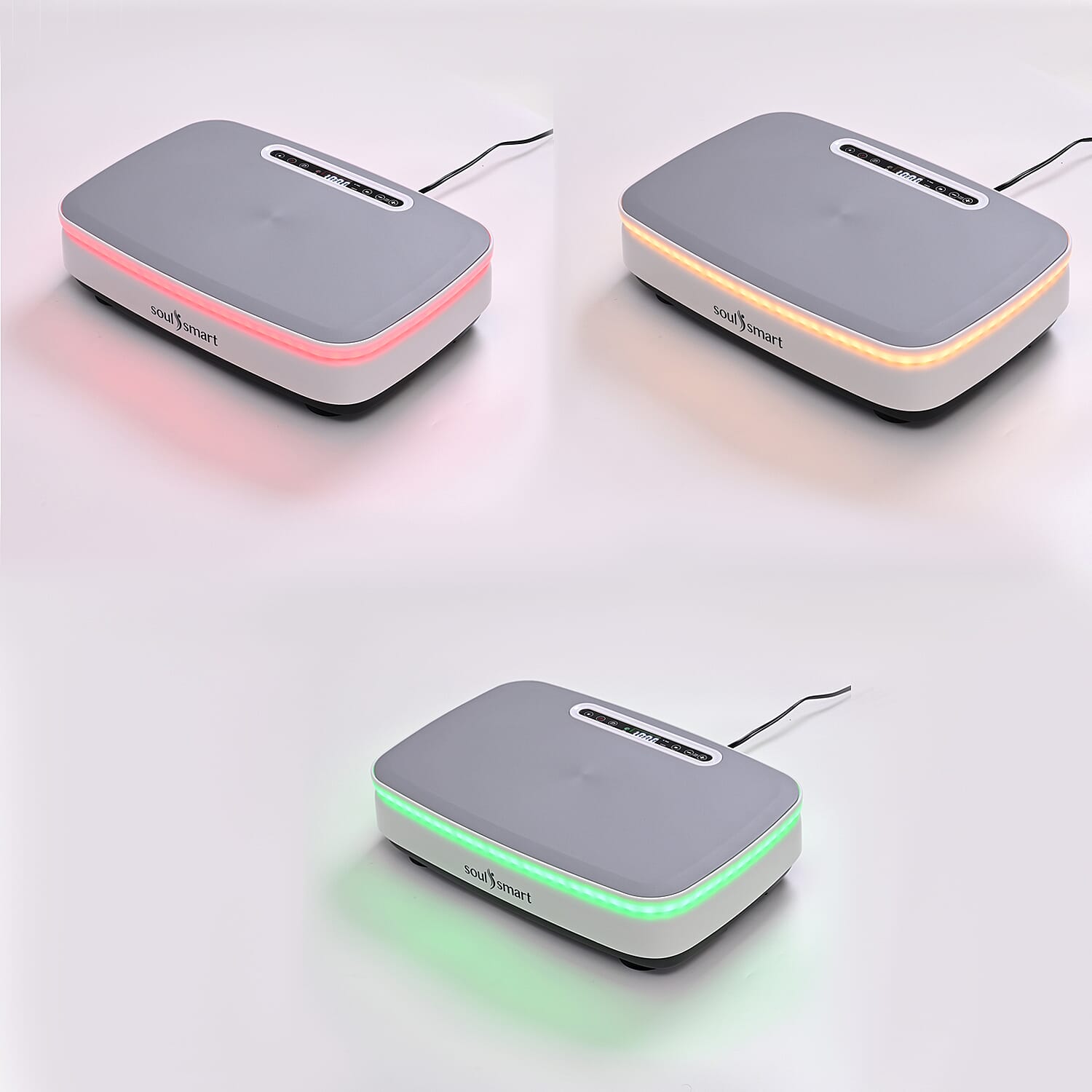 Soulsmart RGB Vibration Platform with Bluetooth Speaker - Grey