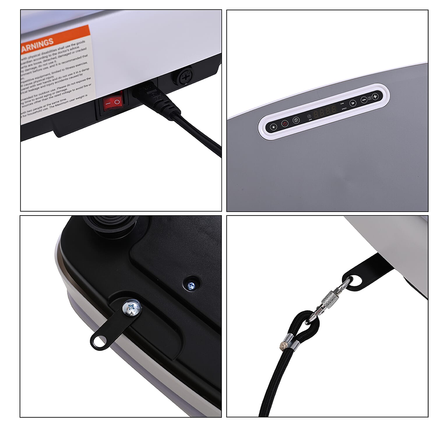 Soulsmart RGB Vibration Platform with Bluetooth Speaker - Grey