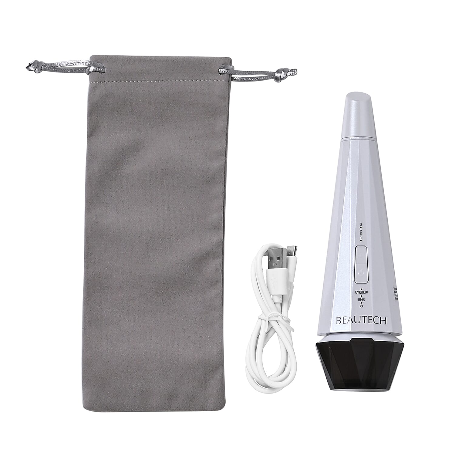 BEAUTECH Dual-Head RF EMS Therapy Beauty Device - White