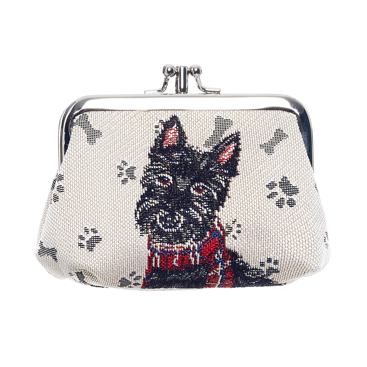 Signare Glass Pouch with Frame Purse - Scottie