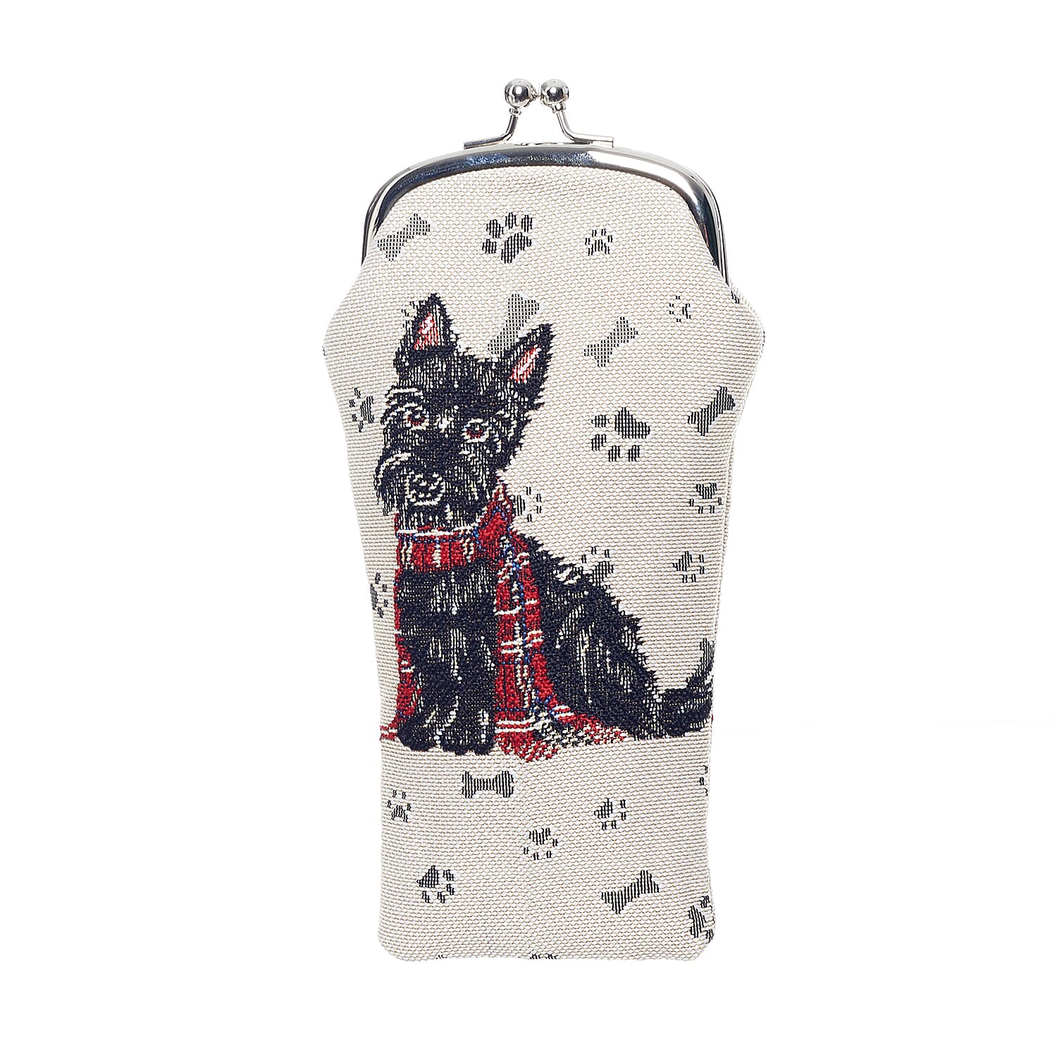 Signare Glass Pouch with Frame Purse - Scottie