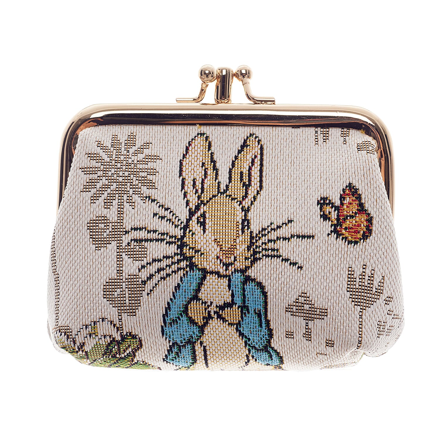 Signare Glass Pouch with Frame Purse - Peter Rabbit