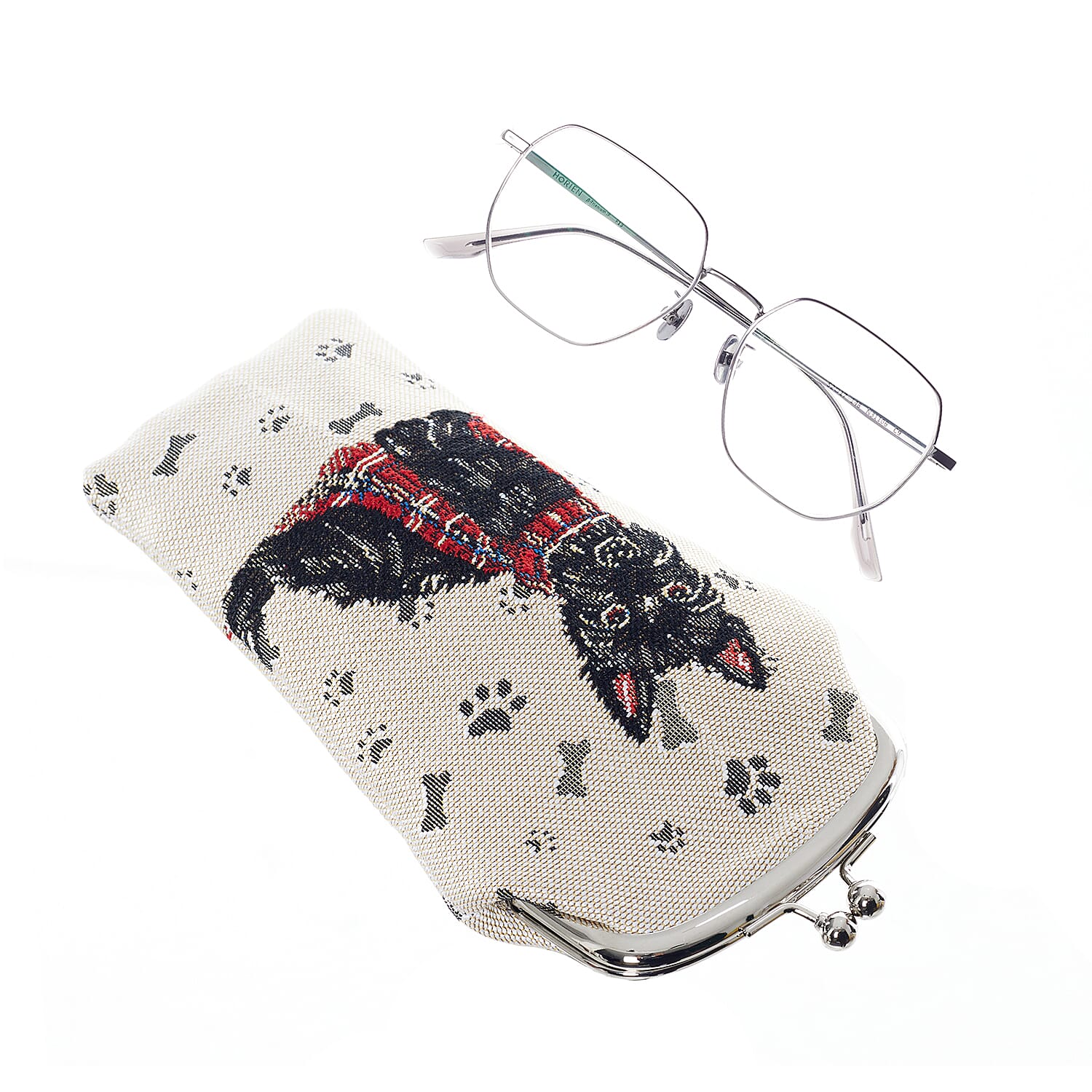 Signare Glass Pouch with Frame Purse - Peter Rabbit