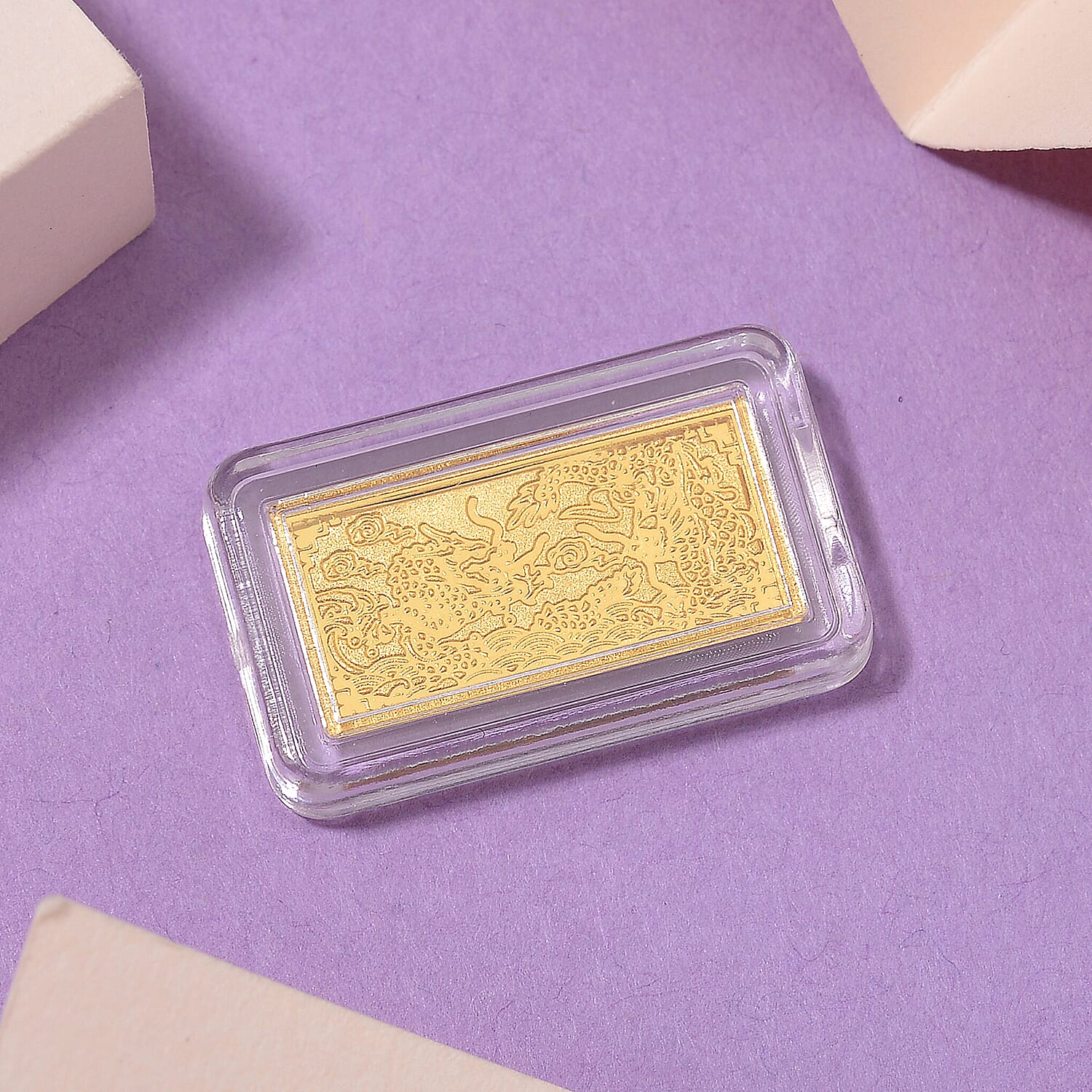 Vicenza Showcase Buy- 24K Gold (99.9% Gold Purity) Bar 20X10 mm