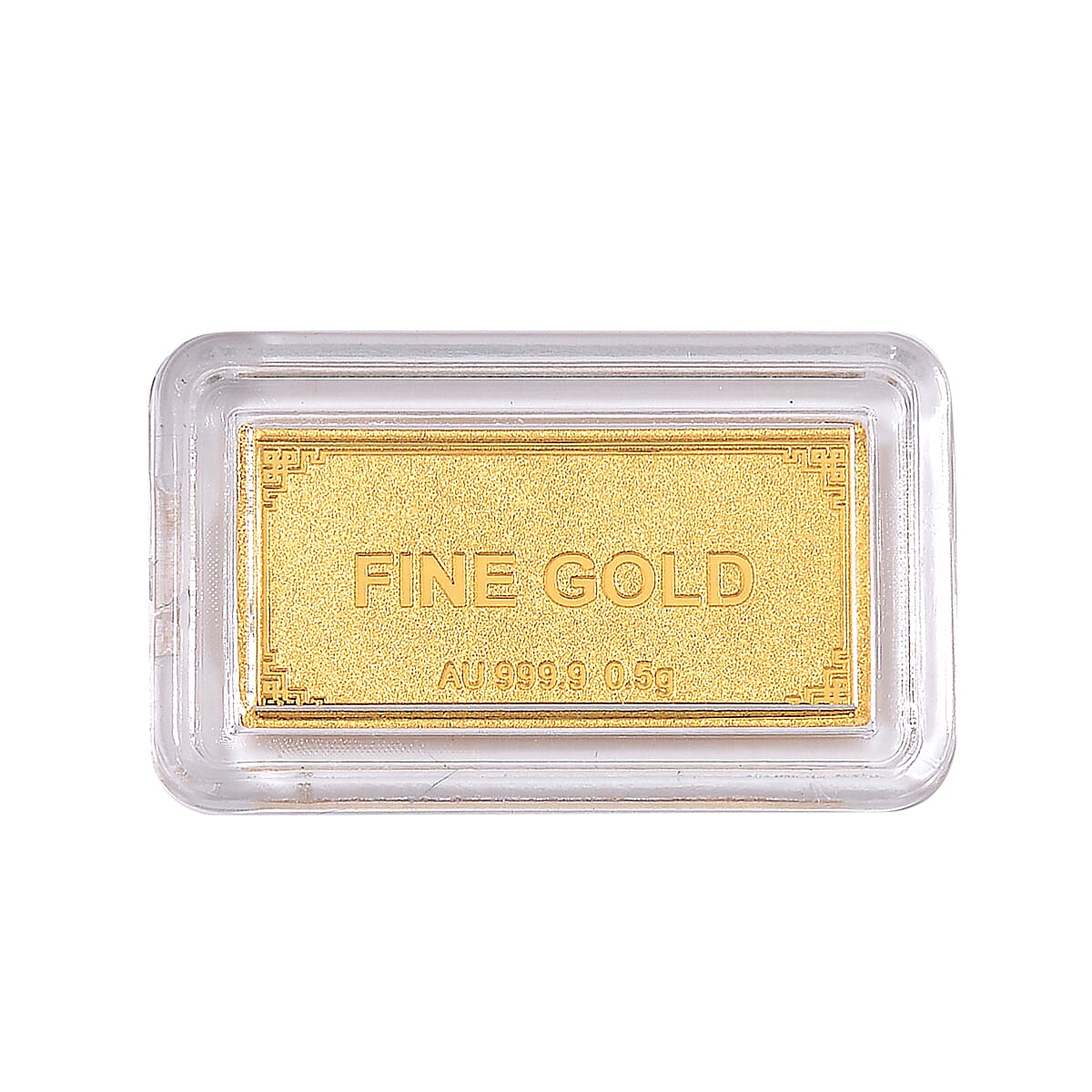Vicenza Showcase Buy- 24K Gold (99.9% Gold Purity) Bar 20X10 mm