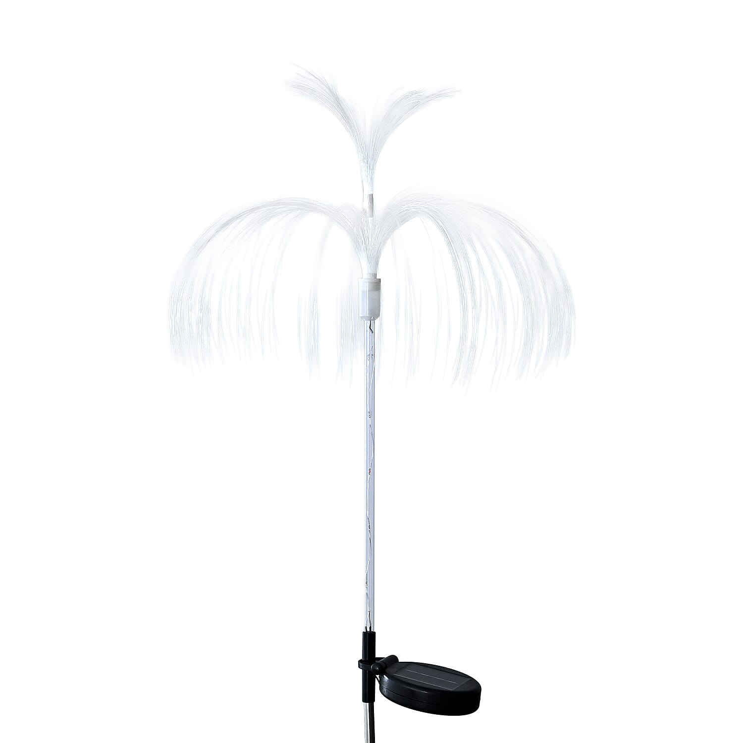 Set of 4 Jellyfish Solar Lights (Size 81x40cm) - White