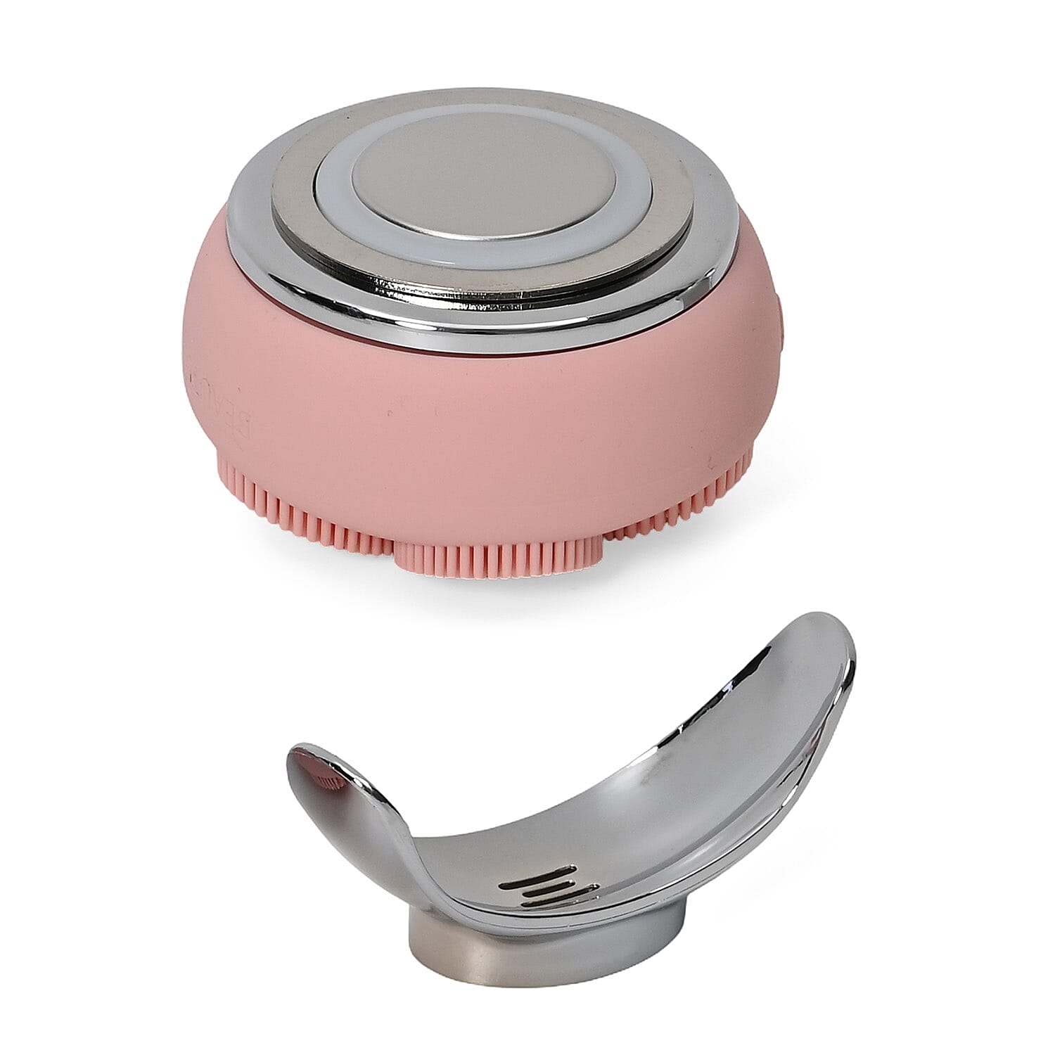 Lowest Ever Price - BEAUTECH- 6-in-1 Facial Beauty Device - Sonic Vibration & EMS Skincare Massager - Lotus Pink