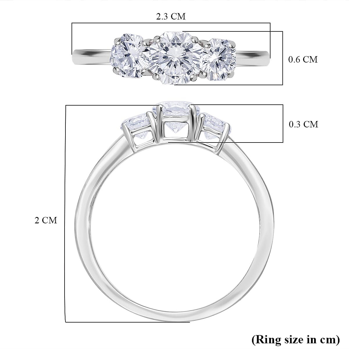 Luxuriant Diamond 950 Platinum SGL Certified Lab Grown Diamond (VS G-H) Ring, 1.03 Ct. Luxuriant Diamond 950 Platinum SGL Certified Lab Grown Diamond (VS G-H) Ring, 1.03 Ct.