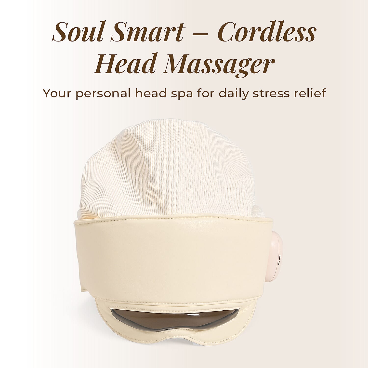 Soul Smart- Cordless Head Massager with Long-Lasting 1500mAh Battery