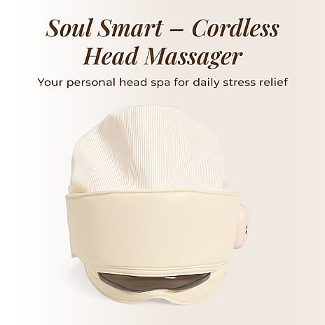 Soul Smart- Cordless Head Massager with Long-Lasting 1500mAh Battery