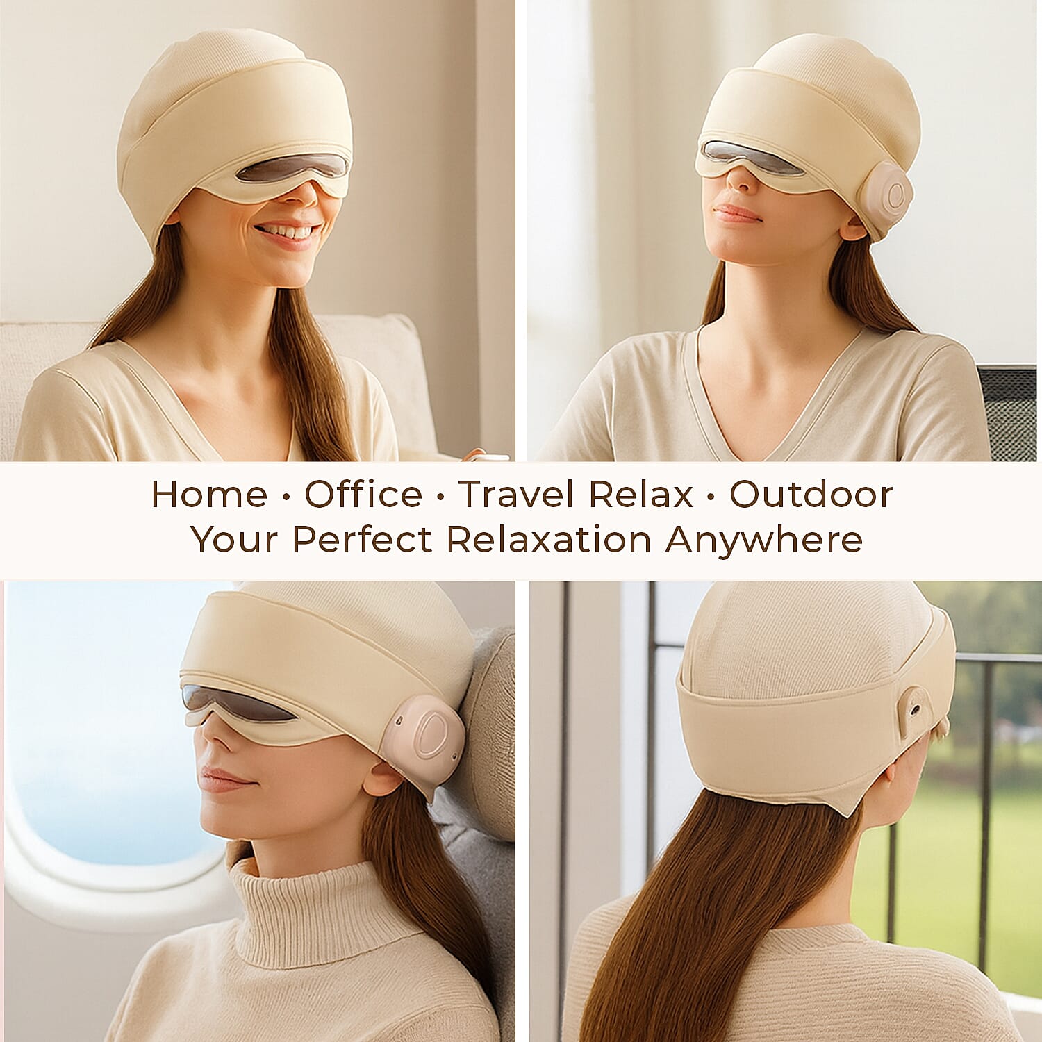 Soul Smart- Cordless Head Massager with Long-Lasting 1500mAh Battery