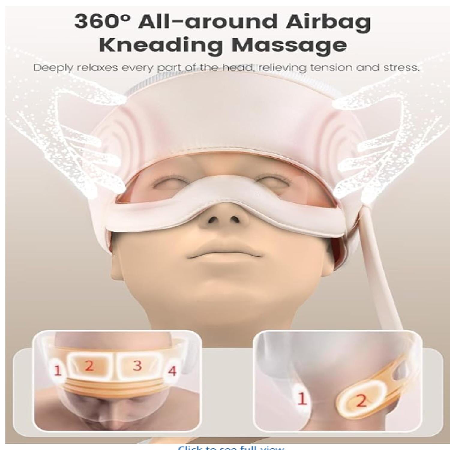 Soul Smart- Cordless Head Massager with Long-Lasting 1500mAh Battery