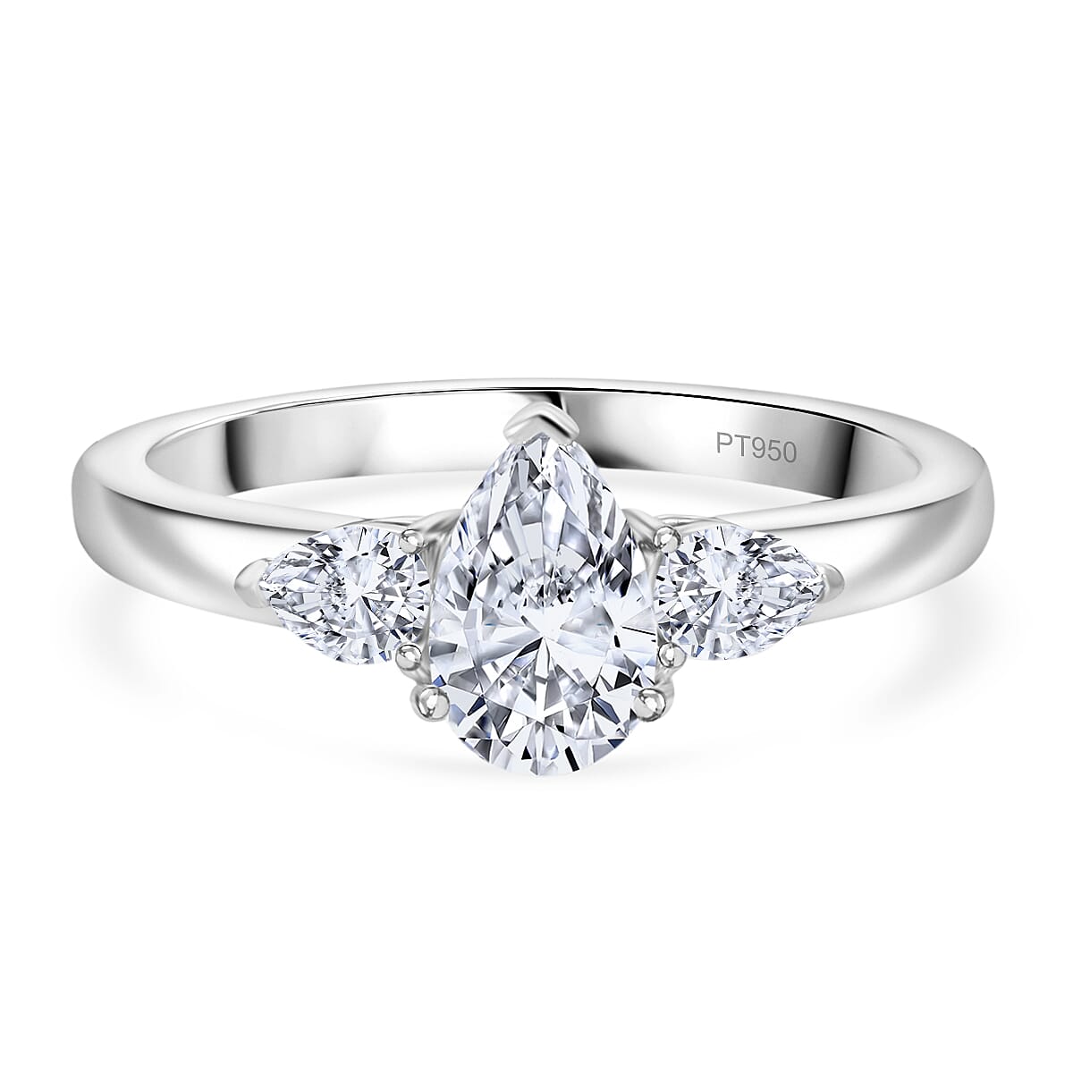 Luxuriant Diamond 950 Platinum SGL Certified (VS-G-H) Lab Grown Diamond Ring 1.00 Ct, Platinum Wt. 4.75 Gms.