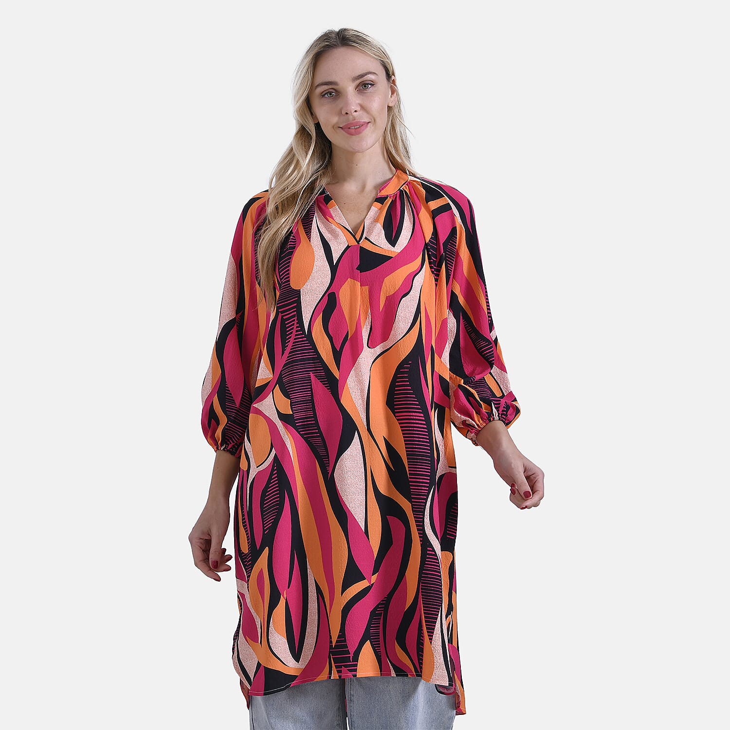 La Marey Printed Midi Dress