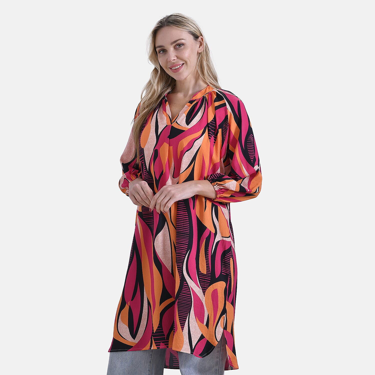 La Marey Printed Midi Dress