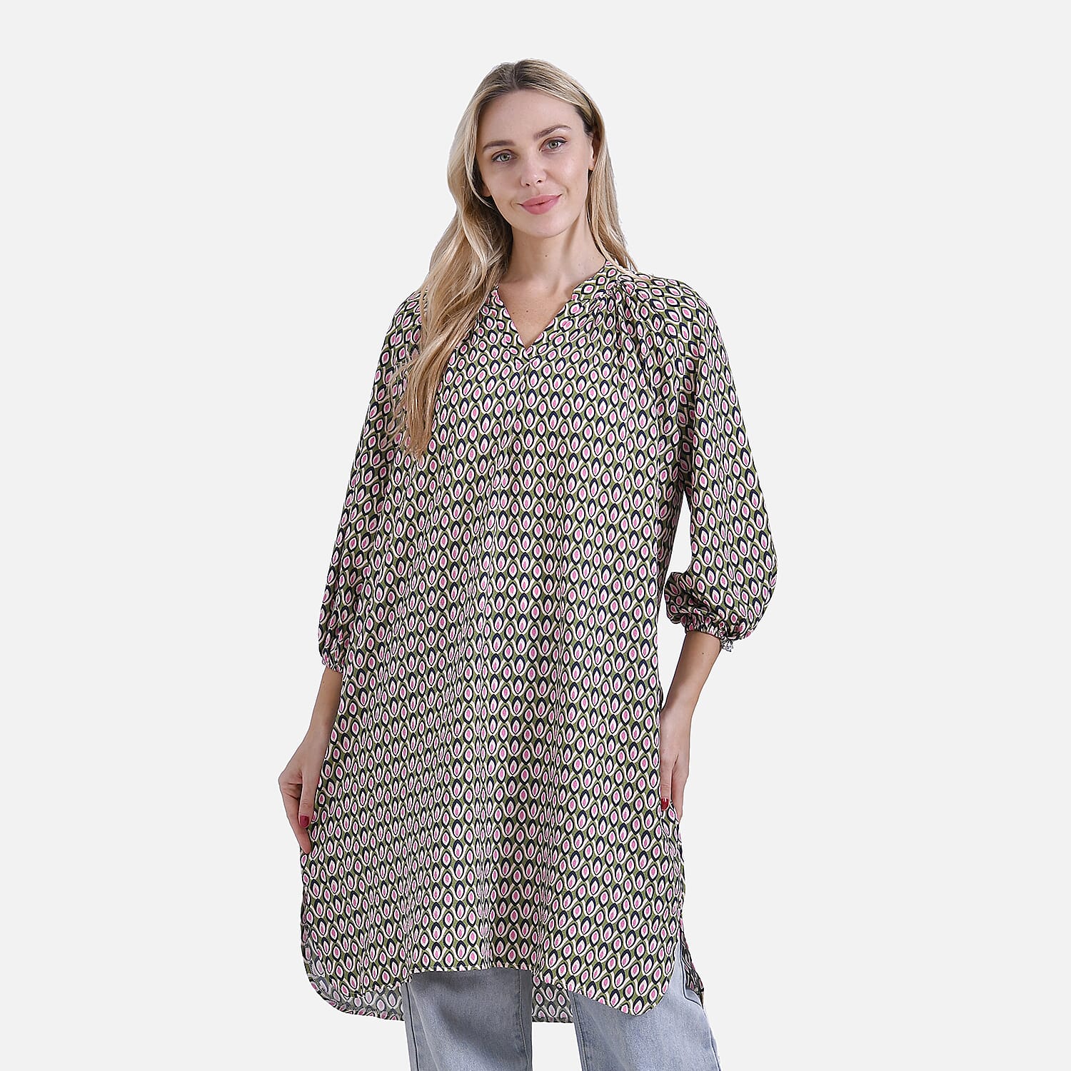 La Marey Printed Midi Dress